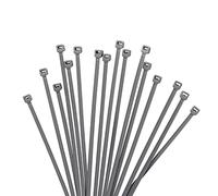 XINGO 1000 PCS Silver Cable Ties, 100mm x 2.5mm, 18lb Strength, Small Tie Wraps Self-Locking Nylon Zip Ties for Indoor and Outdoor Use
