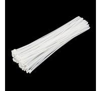 XINGO 50 PCS Zip Ties Heavy Duty, 50 lbs Strength, UV Resistant Long Nylon Cable Ties,Self-Locking Nylon Zip Ties for Indoor and Outdoor (500mm x 4.8mm, White)