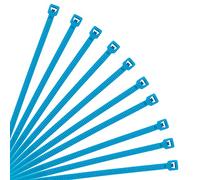 XINGO Blue Cable Ties Pack of 500, 300mm x 3.6mm,Premium Nylon Durable Zip Ties, Self-Locking UV Resistant Nylon Plastic Wire Ties for Indoor and Outdoor