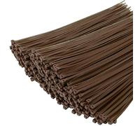 XINGO Brown Cable Ties Pack of 1000, 300mm x 4.8mm, Premium Nylon Durable Zip Ties, Self-Locking UV Resistant Nylon Plastic Wire Ties for Indoor and Outdoor