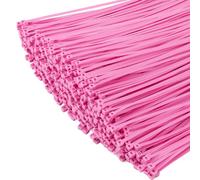 XINGO Pink Cable Ties Pack of 1000, 300mm x 4.8mm, Premium Nylon Durable Zip Ties, Self-Locking UV Resistant Nylon Plastic Wire Ties for Indoor and Outdoor