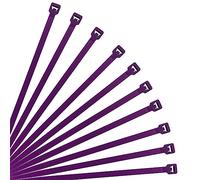 XINGO Purple Cable Ties Pack of 500, 300mm x 3.6mm,Premium Nylon Durable Zip Ties, Self-Locking UV Resistant Nylon Plastic Wire Ties for Indoor and Outdoor