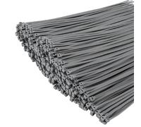 XINGO Silver Cable Ties Pack of 1000, 300mm x 4.8mm, Premium Nylon Durable Zip Ties, Self-Locking UV Resistant Nylon Plastic Wire Ties for Indoor and Outdoor