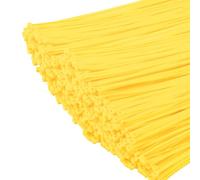 XINGO Yellow Cable Ties Pack of 1000, 300mm x 4.8mm, Premium Nylon Durable Zip Ties, Self-Locking UV Resistant Nylon Plastic Wire Ties for Indoor and Outdoor