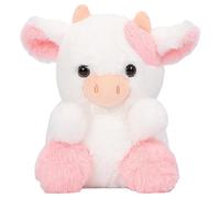 XINGPUBHD Cow Stuffed Animal Toys,Cow Plush Toy, Stuffed Animal Throw Plushie Pillow Doll, Soft Fluffy Friend Hugging Cushion Present For for Boys Girls Kids Toddlers - Pink