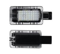 XingPuBhD For Volvo For V40 For V60 For S60 For S80 For XC40 For XC60 For XC90 Luggage Trunk Boot Light Door Lamp 2pcs White LED Number License Plate Light