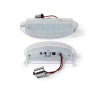 XingPuBhD License Plate Lamp For Clio For Sport For MK2 For Clio For II 1998-2005 For Twingo For I 1993-2007 2pcs White Error Free Car LED Number License Plate Light Lamps