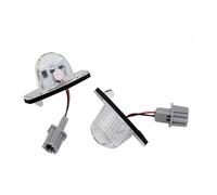 XingPuBhD License Plate Lamp For Crv For Odyssey For Jazz For Hrv For Frv For CR For V For Stream 2pcs Error Free 3W 12V White SMD 18 LED Number License Plate Lights Lamps