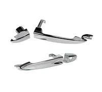 XingPuBhD Outer Door Handle for Lancia for Ypsilon 2003 2004 2005 2006 2007 2008 2009-2011 Car Front Pair External Door Handle Silver 735409026 735409024