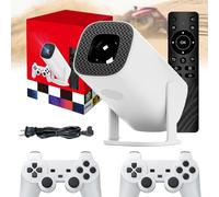 XINGQI Arcade Vision Projector with Controller, Retro Games, Bluetooth 5.0, HDMI, 1080p LCD, Up to 100 Inch Screen, Home Theater, Gaming, Movie Night