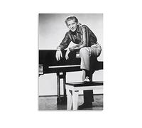 XINGSHANG Jerry Lee Lewis Poster Singer Rock Star Poster Retro Poster Painting On Canvas Wall Art Poster Scroll Picture Print Walls Decor Home Posters 12x18inch(30x45cm)