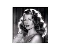 XINGSHANG Rita Hayworth Actor Poster Posters Wall Art Painting Canvas Prints Decor Poster Artworks 20x20inch(50x50cm)