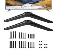Xingsiyue Base Stand Feet for TCL Roku 32 40 43 49 50 55 65 Inch Most Smart TV, Replacement Television Table Pedestal Legs with Screws for TCL Roku TV Stand, Easy to Install, Not Universal Legs