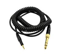 Xingsiyue Headphone Wire Audio Cable with 6.35MM Adapter for Audio-Technica ATH-M50X M40X M70X - Replacement Coiled Extension Cord Lead