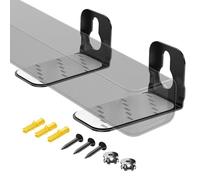 Xingsiyue Universal Soundbar Wall Mount Bracket for Samsung/Bose/LG/Sony/JBL/Sonos/Vizio and More Soundbar, Space-Saving Metal Holder with Anti-Slip Strips,Hold Up to 44lbs