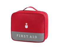 XINGSUI 1 Pcs Portable Travel First aid kit, Drug Pack Storage Bag Empty, Small First Aid Kit, for Home, Office, Vehicle,Camping, Workplace & Outdoor(Red)