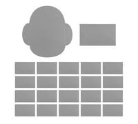 XINGSUI 50 Mini Envelopes, 8.9 * 5.7cm, Mini Gift Card Envelopes, Silver White, Without Glue, Suitable for Greeting Cards, Wedding Invitations, Crafts, Gifts