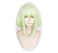 Xingwang Queen Anime Cosplay Wig Short Gradient Green Bob Wig Women Girls' Party Wigs
