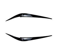 XINGWANGDYSI Car Exterior Lights Pair Front Headlight Eyebrow Eye Lid Cover Trim For Bmw X4 X3 G01 G02 2018 2019 2020 2021 A-Carbon Fiber