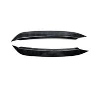 XINGWANGDYSI Car Exterior Lights Pair Front Headlight Eyebrow Eye Lid Cover Trim For Vw Polo 2019+ A-Carbon Fiber