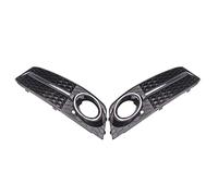 XINGWANGDYSI Fog Light Frame Cover Trim For A-Udi A4 B8 Rs4 Style 2009-2012 Front Bumper Lamp Grille Cellular Grid Car Fog Light Cover