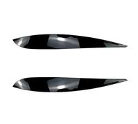 XINGWANGDYSI Headlight Eyebrow Cover Car For Vw For Polo 4 Mk4 9N 9N3 2005-2009 Carbon Fiber Car Eyebrow Headlight Eyelids Cover Eye Lids Sticker Trim Eyebrows Headlamp Eyelid Cover