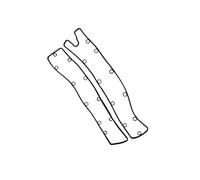 XINGWANGDYSI Rocker Cover Gasket For Citroen For C4 C5 Oe:0249A4 0249A5 Car Engine Valve Cover Gasket Set Cylinder Head Cover Set Replacement Parts