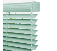 XINGWANGG Aluminum Venetian Blinds for Windows,25mm Metal Slat Horizontal Blinds,Darkening Privacy,Easy Fit Slat Curtains,for Home Office Living Room,Custom (Green)