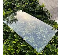 XINGWANGG Polycarbonate Greenhouse Roofing Sheet Clear Acrylic Plastic Panel,Daylighting Panel,Waterproof UV-Protected Shatterproof Board,for Outdoor Canopy,Carport (0.6m x 4m(2ft x 13.1ft))