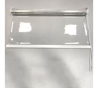XINGWANGG Transparent Water proof PVC Roller Blind,Outdoor Clear Rainproof Roller Shade,Dust-proof Plastic Window Blind,for Hotel Office Partition,Custom,Width x Height (95cm x 100cm)