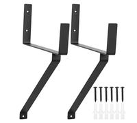 Xingwenhao Heavy Duty Galvanised Steel Ladder Brackets, U-Shaped Wall Mount Hooks, Outdoor Capacity 110lbs/50kg, 14x9.64x3.15 inch, Pack of pcs