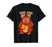 Xingxing The Monkey drinking Banana Juice T-Shirt