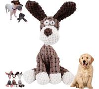 XINGXIUU Dog Toy, Dog Plush Toy for Aggressive Chewers, Cute Chew Toy, Squeaky Dog Toys,Interactive Dog Stuffed Animal Chew Toys for Small Medium Large Dogs
