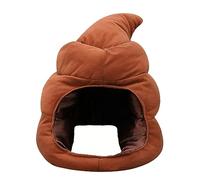 XINGYAOGJ Funny Party Hat Plush Poop Hat Novelty Goose Cap Cartoon Animal Headwear Costume Accessory for Cosplay Halloween Christmas