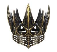 XINGYAOGJ Halloween Crow Crown Medieval Gothic Retro Crown Headband Evil Queen Headpiece Punk Headwear for Cosplay Party