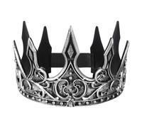 XINGYAOGJ Halloween Crow Crown Medieval Gothic Retro Crown Headband Evil Queen Headpiece Punk Headwear for Cosplay Party