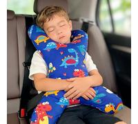 XINGYAOGJ X-Shaped Car Seat Pillow Head Neck Support Travel Pillow for Kid Adult Soft Comfortable Car Sleeping Headrest Cushion Adjustable Seat Belt Travel Cushion for Long Journey Airplane