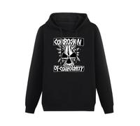 XINGYUE STAR Corrosion of Conformity Logo Hoody Unisex Ptinted Hoodies Long Sleeve Men's Hooded with Pocket Black XXL