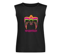 XINGYUE STAR The Ultimate Warrior Graphic Men's Vests Tank Tops O-Neck 100% Cotton Undershirts Unisex Sleeveless T-Shirt XL Black