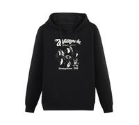 XINGYUE STAR Whitesnake David Coverdale 1984 Vintage Hoody Unisex Long Sleeve Hooded with Pocket Black XL