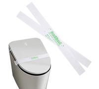 XINGYUNDEL Toilet Seat Bands,Printed Toilet Seat Strips,Deepuse In Hospitals, Hotels And Motels16.5" Long x 1.37" Wide Box of 800 (Green)