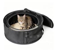 XingYunEr Leakproof Pedal Cat Litter Box, Prevent Cat Litter from Spilling Out, Original Design, Keep the Floor Clean, Foldable Travel Litter Box with Zipped Lid, No Leakage, Easy to Carry