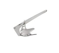 XINHAN 5kg Bruce Anchor 316 Stainless Steel Anchor Large Grip Anchor Large Claw Anchor Yacht Marine Hardware Accessories Anchor Marine Yacht Hardware(1kg)