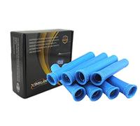 Xinhan Spark Plug Protect Boot Heat Shield Thermal Protection Insulator Titanium/Black/Blue/Red/White Pack of 8 (Blue)