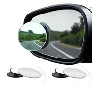 XINHONGJIMAOYI 2 Pack Blind Spot Mirrors for Smart #3 ab 2023 Car Round Frameless 360° Rotate Sway Adjustable HD Glass Convex Mirror,Stick On Blindspot Mirror