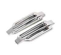 XINHONGJIMAOYI 2pcs Electroplated Car Side Air Vent Decoration for Audi Q7 2011-2015, Waterproof Chrome Fender Air Intake Trim, High Glossy Finish Guard