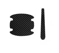 XINHONGJIMAOYI 8PCS Car Door Handle Scratch Protectors For VW Caddy Cargo 5/V ab Bj. 2020- Carbon Fibre Car Door Handle Bowl Stickers, Anti-Scratch Covers with Carbon Fiber