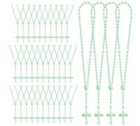 XINHUIDALSQ 36 Pcs Plastic Rosary Beads Bulk, 17 Inch Glow in The Dark Rosaries in Bulk, Rosaries Catholic for First Communion Gifts Religious Easter Church Welcome Catholic Favor
