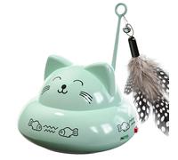 Xinhuju Electric Interactive for Cats | Fun Design with Light and Music, Autonomous Play, Feline Toys, for Indoor Play, Avoid the