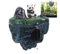 Xinhuju Floating Aquarium Decoration - Betta Fish Tank Landscaping Accessories - Fish Tank Island Decoration | for Office Dorm Farmhouse Living Room Study Men Women Family Friends